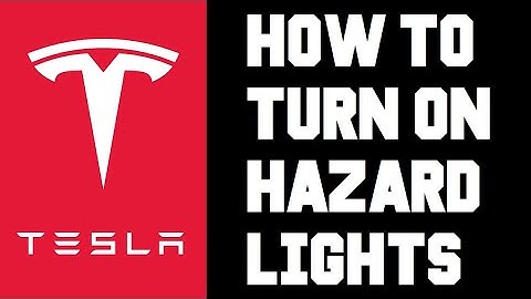 Tesla How To Turn on Hazards - How To Turn on Hazard Lights Tesla Quick Video Help Tutorial