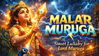 Malar Muruga 🌸 | Divine Lullaby for Lord Murugan | Soft Tamil Devotional Song (Veena & Flute) screenshot 5