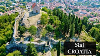 Sinj, Croatia - Drone View 4K