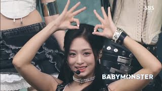 [DEBUT] 240407 BABYMONSTER (베이비몬스터) - SHEESH | SBS INKIGAYO [1080P]