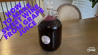 How to make wine from grape juice at home