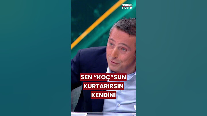 Aziz Yıldırım: Sen "Koç"sun kurtarırsın kendini #alikoç #azizyıldırım #fenerbahçe