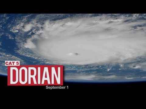 Views of Hurricane Dorian from the International Space Station - September 1, 2019