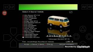 Vanishing Point PS1- ALL CARS