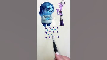 Guess the mixed colors of Inside out (part 30) #insideout2 #insideout #colormixing #satisfying #art