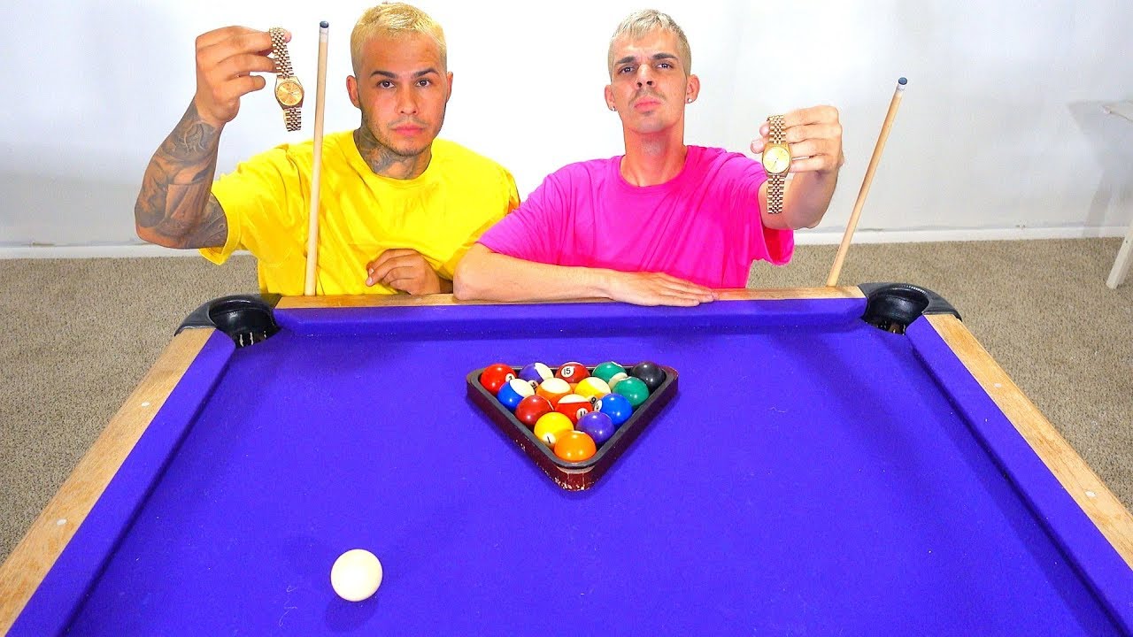 POOL GAME BET! (BETTING MY 5,000 GOLD WATCH) YouTube