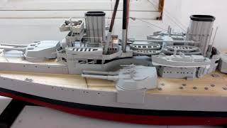 HMS Dreadnought and HMS Invincible 1/96 built by Nick Brown - Deans Marine open day 2017