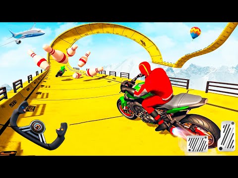 Superhero Moto Stunts Racing - Luxury Stunt Bike 3D | Android GamePlay