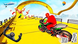 Superhero Moto Stunts Racing - Luxury Stunt Bike 3D | Android GamePlay screenshot 4