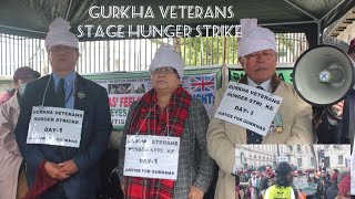 Gurkha Veterans Stage Hunger Strike