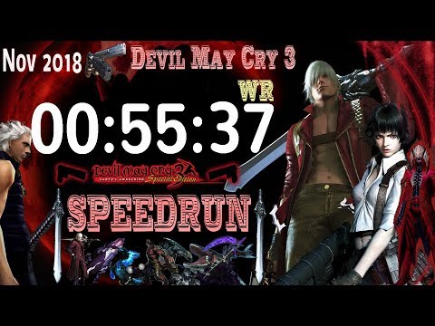 Devil May Cry 3 SE Dante NG SPEEDRUN World Record NOV 2018 PS4 PC XBOX 