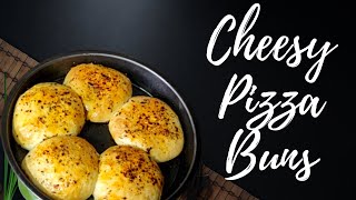 Cheesy Pizza Bun | Cheese stuffed pav | recipe (HINDI) | Foodingum by Ankita Bhavsar