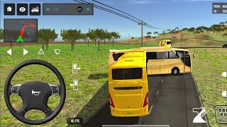  💥 Euro Coach Bus Simulator Indonesia || 🤩🔥 Khatarnak Gameplay #bussimulatorindonesia #games  screenshot 1