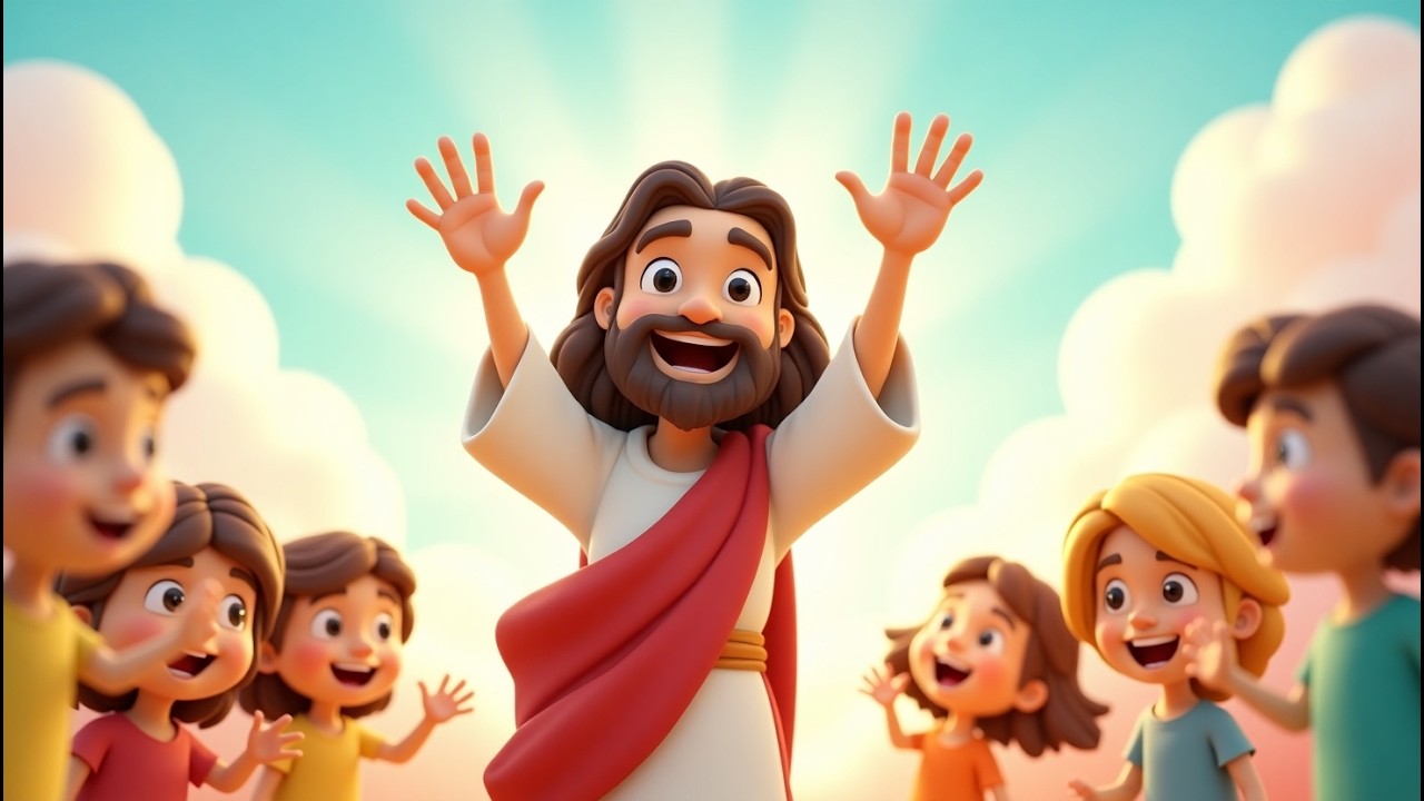 Sing Along with Jesus | God Loves Me So & Jesus Is My Friend | Omotek Nursery | Kids Worship Songs