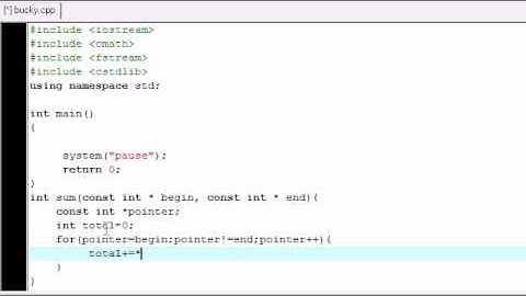 C++ Tutorial - 29 - Array Ranges in Functions