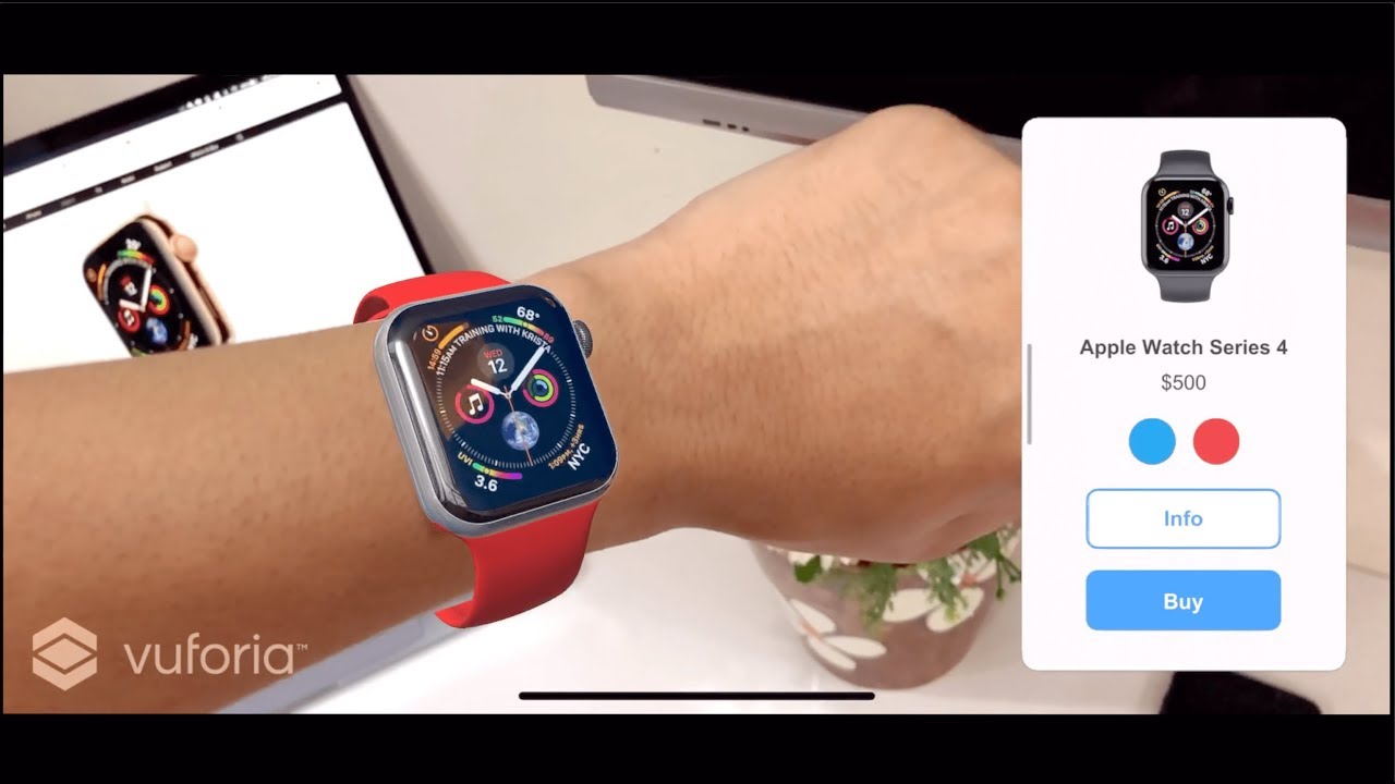 Augmented Reality Watch Shopping - Made with Vuforia - YouTube