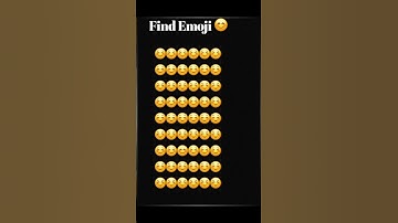 Find Emoji challenge part 2 #find #mindgames
