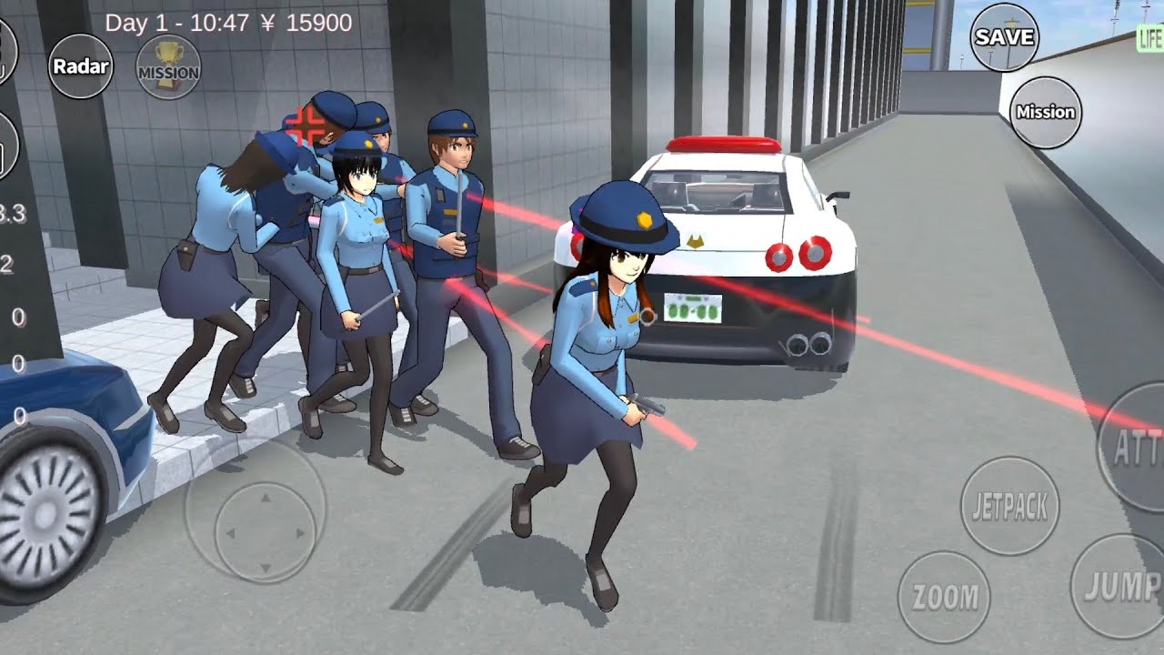 HOW TO HELP THE POLICE KOBAN 😱🚔‼️ AGAINTS A BOSS YAKUZA HIMAWARI 🕴PART 12 || SAKURA SCHOOL SIMULATOR