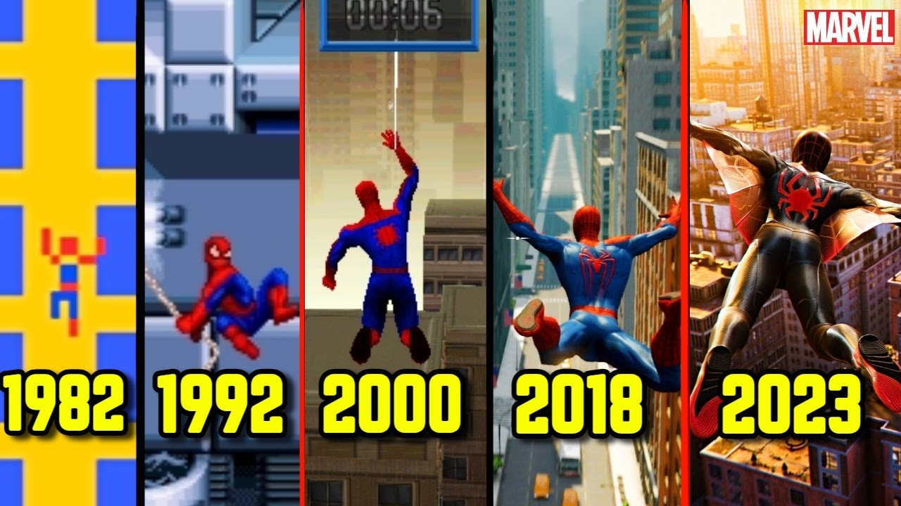 All Spider-Man Games Ever Released (1982-2023)
