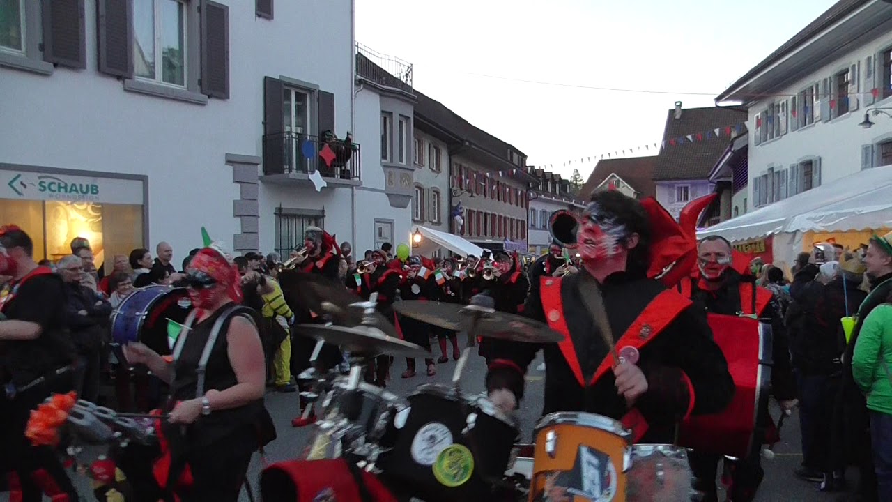 Guggemusig Grüttgrabe Geischter Rhyfälde @ Cherus Gälti Parade (16.03.2019)