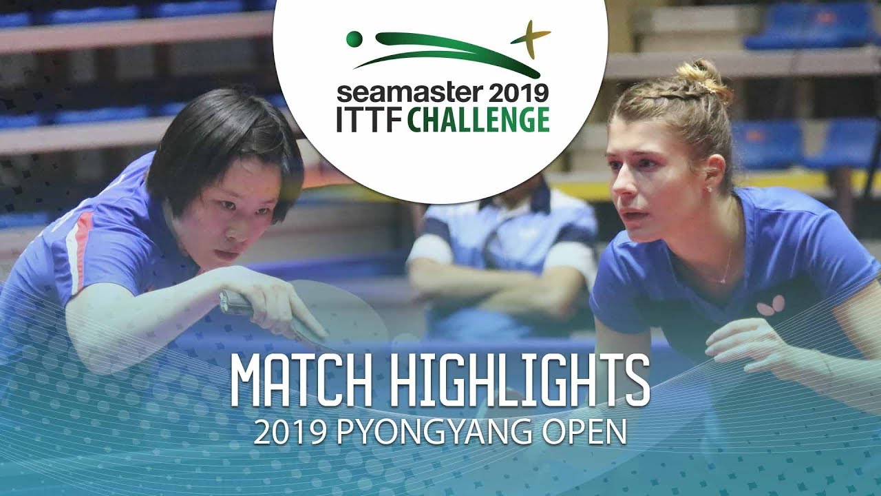 Kim Jinju vs Ilka Doval | 2019 ITTF Pyongyang Open Highlights (R16)