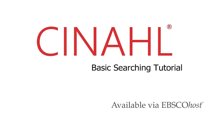 CINAHL Databases - Basic Searching Tutorial - DayDayNews