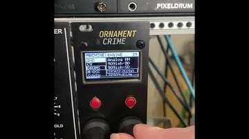 Ornament and crime squares and circles first start up.