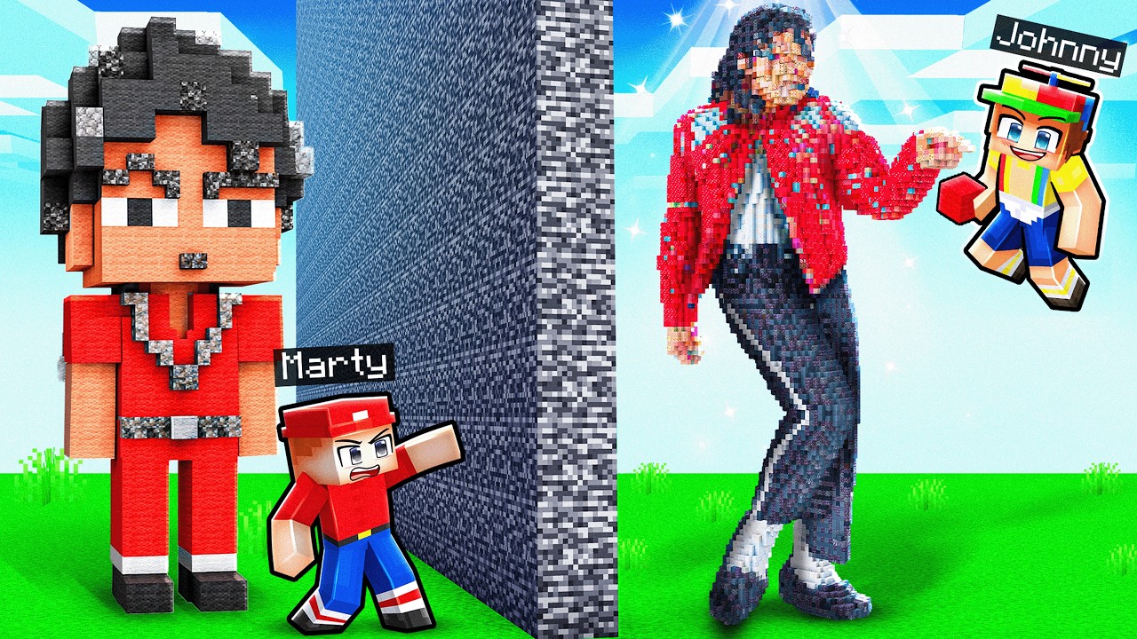 I Cheated With MICHAEL JACKSON in Minecraft Build Battle!