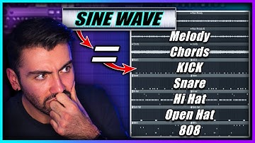 Making An Entire Beat With Only One Sine Wave In FL Studio...