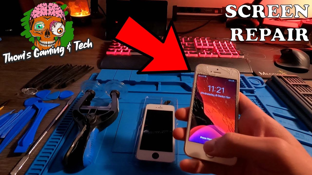 Fixing broken iPhone SE 2016 | Screen replacement