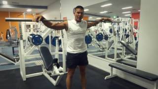 Barbell Side Bends (Exercises.com.au)