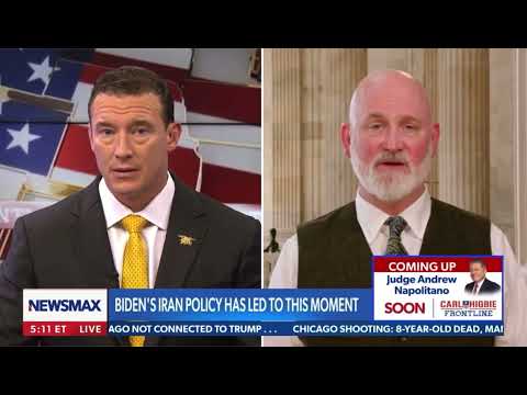Rep. Van Orden Joins Carl Higbie on Newsmax Frontline to Discuss Iran's Attack on Israel