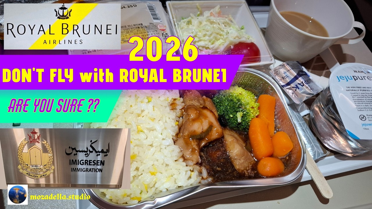 В 2026 году НЕ ЛЕТАЙТЕ с Royal Brunei?? | Аэропорт Брунея | Отзывы о рейсах | Sky Lounge