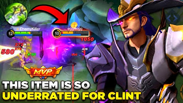 This Item Is So Underrated For Clint! - MLBB