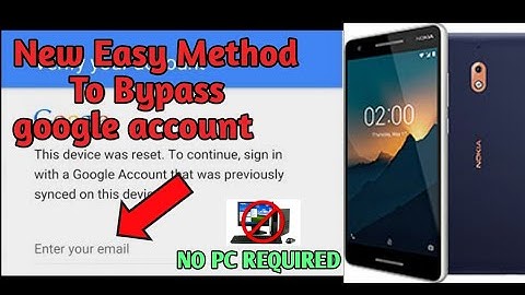 FRP BYPASS GOOGLE ACCOUNT NOKIA 1 (TA-1060) ANDROID GO WITHOUT PC