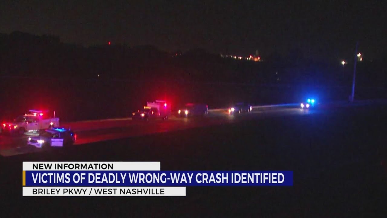 Both drivers killed in wrong-way crash on Briley Parkway - YouTube