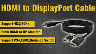 Foinnex HDMI to DisplayPort Cable, How 