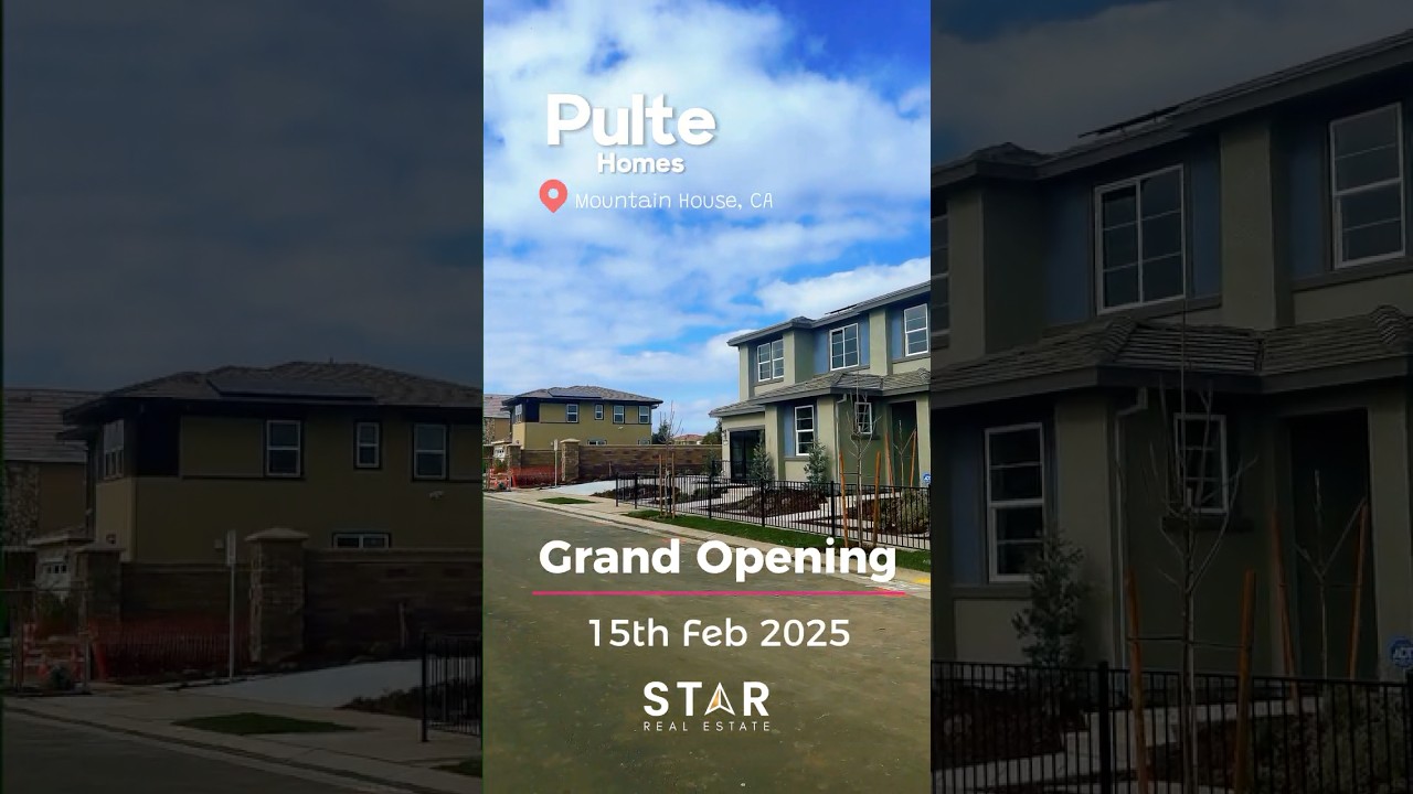 Price Revealed - New Homes by Pulte in Mountain House, CA!