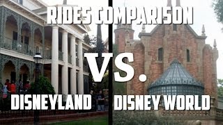 Disneyland rides vs disney world ...
