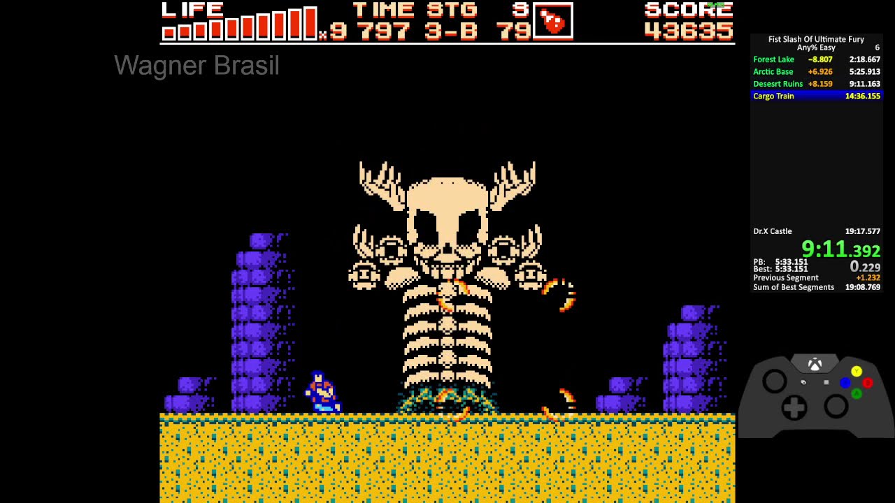 [WR] Fist Slash: OUF - Any%, Easy Speedrun (