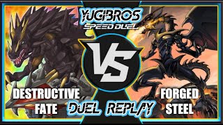 THIS DYNA TANK DECK IS CRAZY!!! -- Destructive Fate Vs. Forged Steel -- Yu-Gi-Oh! Speed Duels!