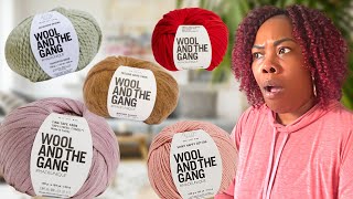 YARN SNOB REVIEWS WOOL AND THE GANG YARNS [Worth the coins? We'll see... ]