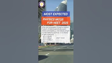Expected Physics MCQs for NEET 2025#neetphysicsmcqs#Shorts