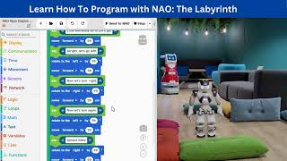 NAO & Vittascience: Get NAO walking and talking - The Labyrinth