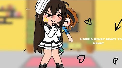 New video⭐️ Horrid Henry reacts￼ to Henry!!!👍