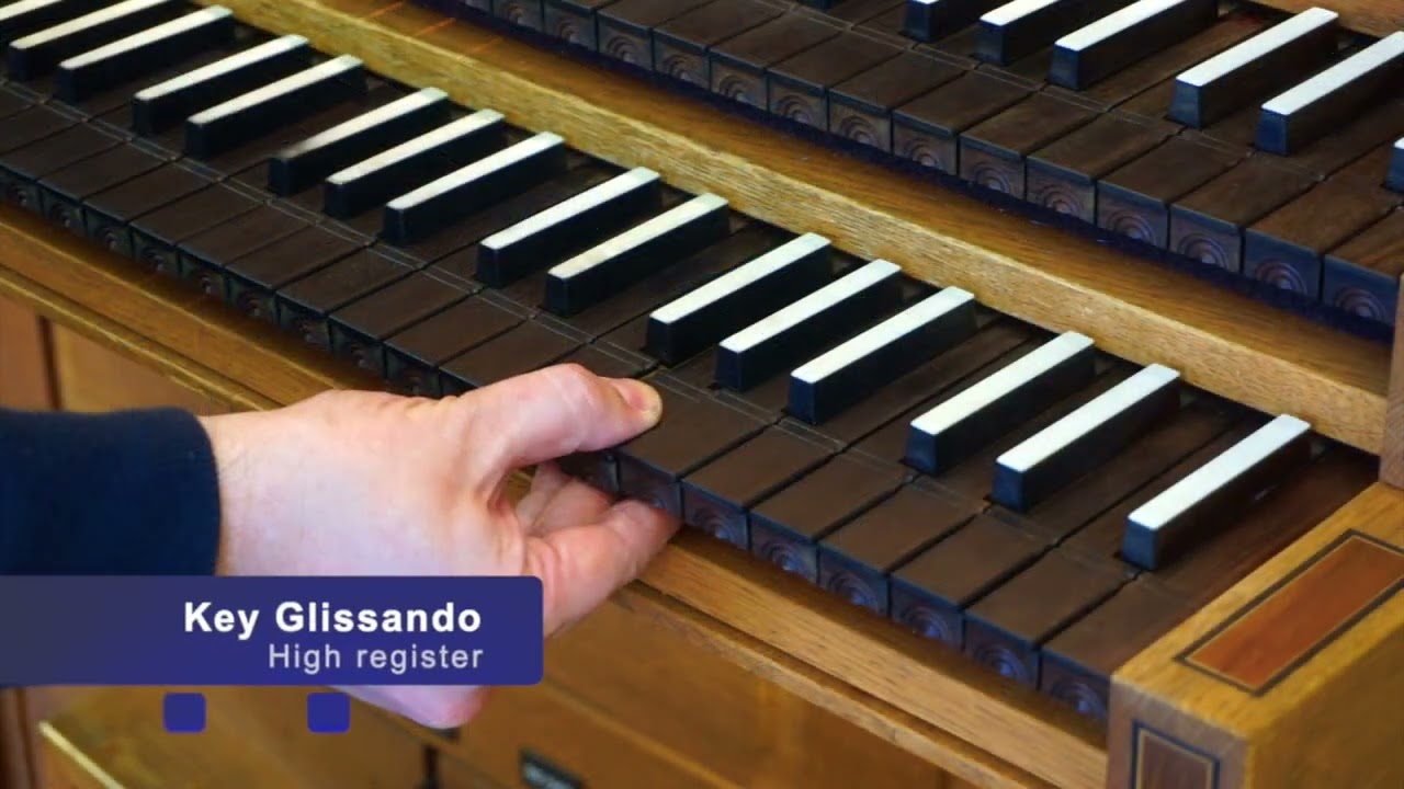Key glissando on organ YouTube