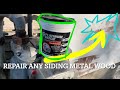 How to use platinum patch and review fix vinyl, metal wood, siding instructions DAP