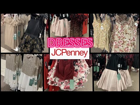 jc penny black dresses