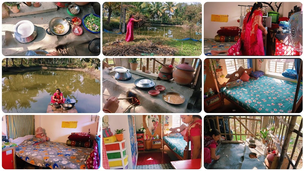 ইন্ডিয়ান+গ্রামের সাধারণ বউ হয়ে কোন কোন পদ্ধতিতে ইনকাম করি,যাবতীয় সংসার পরিপাটি করে  রান্না করলাম