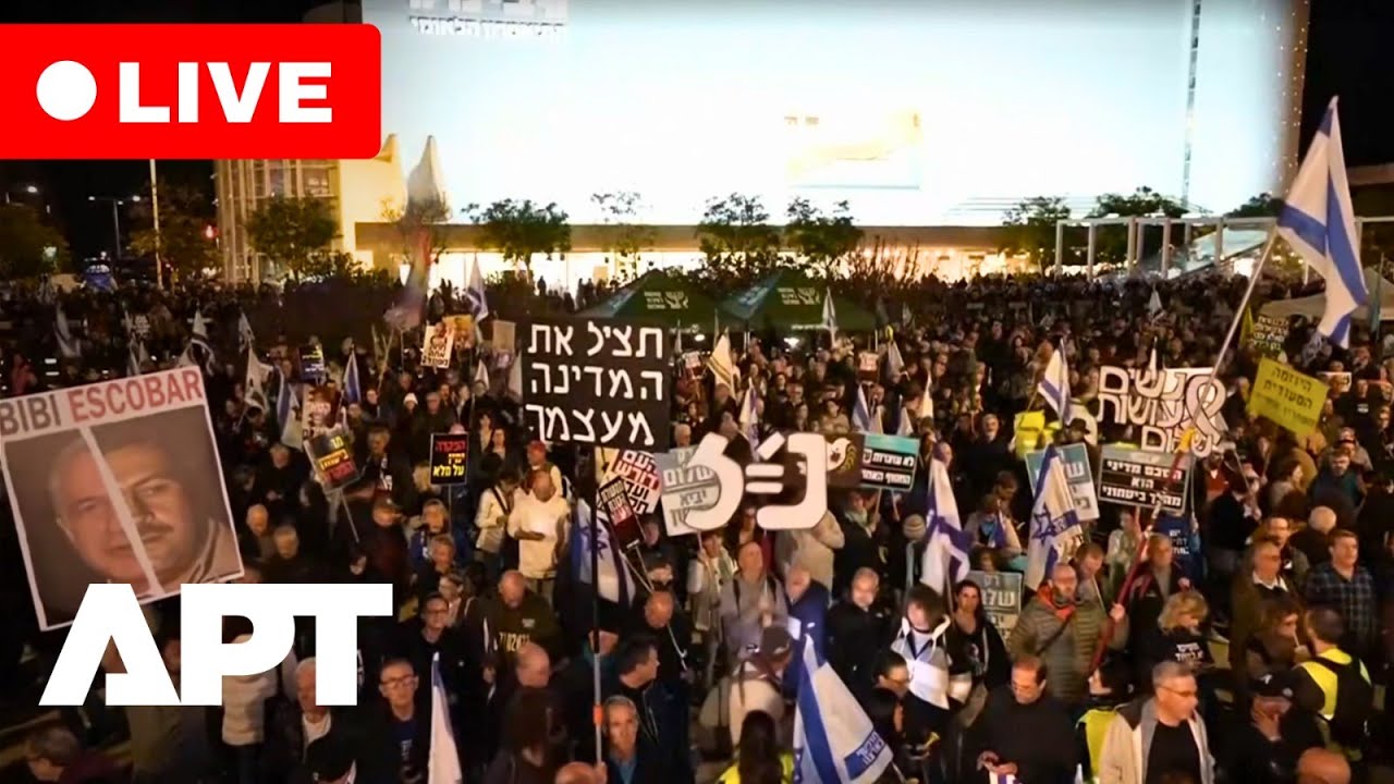 LIVE | Anti-Government Protest in Tel Aviv | Demonstrators Take to the Streets | APT
